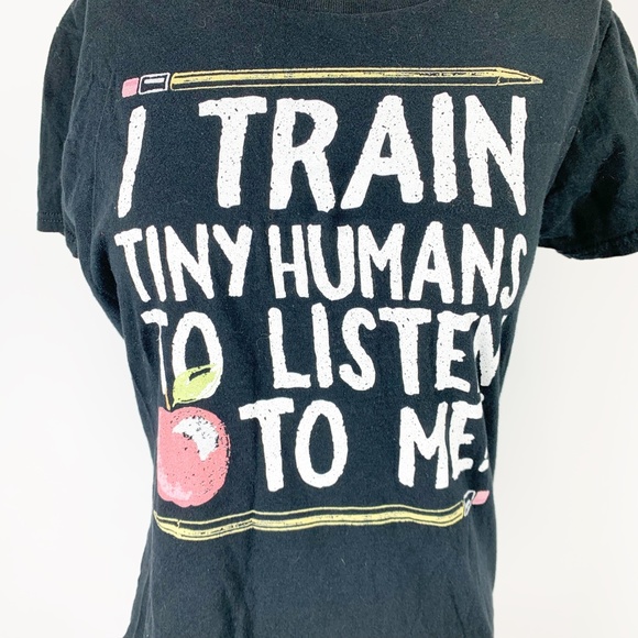 Anvil M I Train Tiny Humans To Listen To Me Shirt - Picture 3 of 5